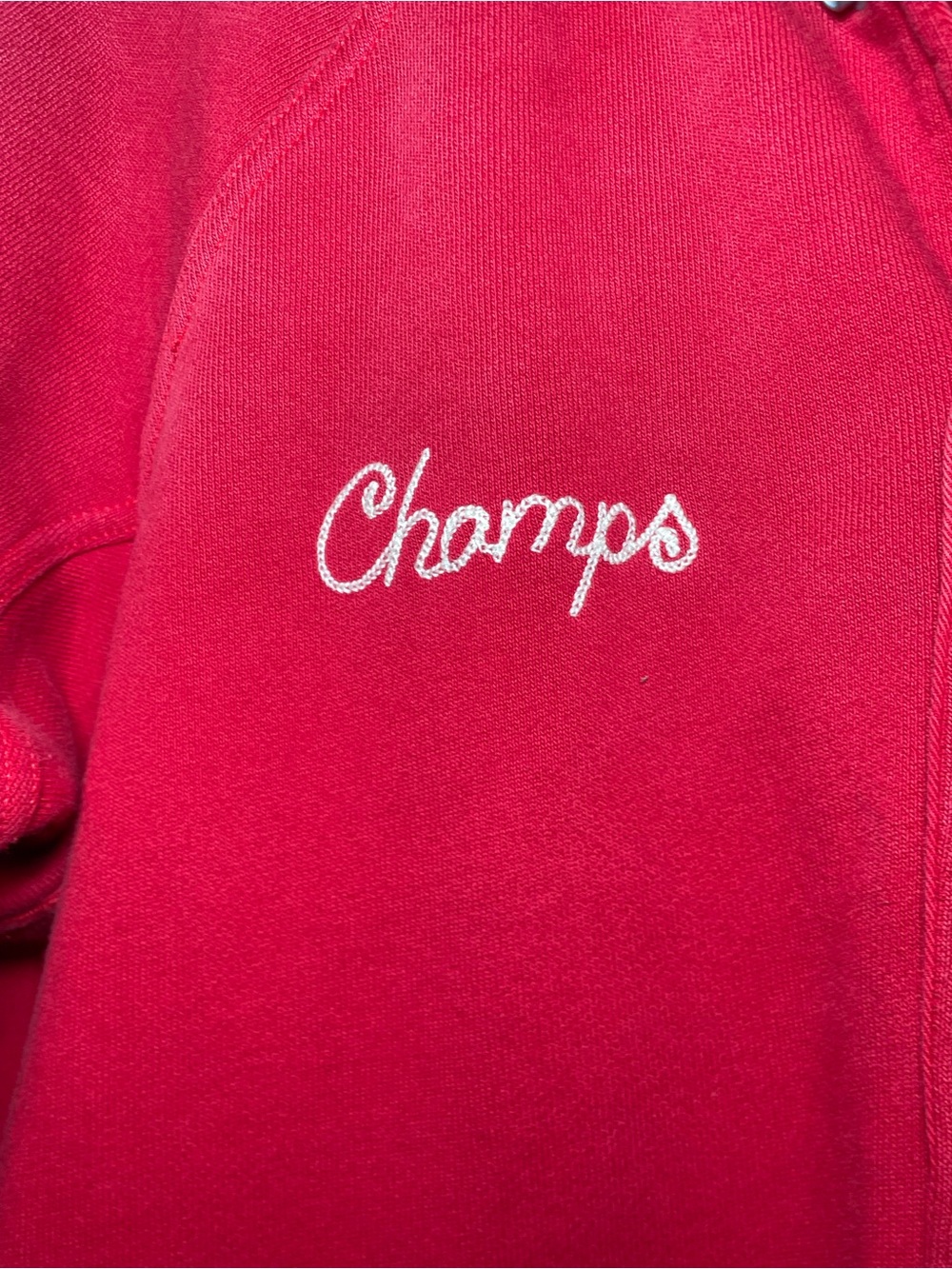 Vintage Polo Ralph Lauren Varsity Jacket Indian Head Chief Champs Red Size M - Picture 3 of 16